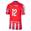 Officiële Voetbalshirt + Korte Broek Atlético Madrid S. Lino 12 Thuis 2024-25 - Kids